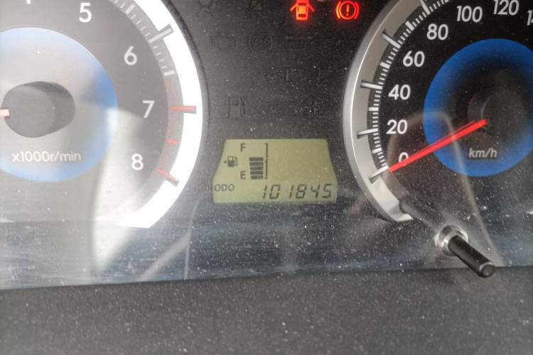 Used Toyota Corolla EX 2013 1.6L Manual Excellence Edition Odometer Close Up