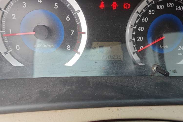 Used Toyota Corolla EX 2013 1.6L Manual Excellence Edition Odometer Close Up