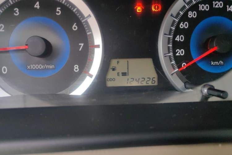 Used Toyota Corolla EX 2013 1.6L Manual Excellence Edition Odometer Close Up