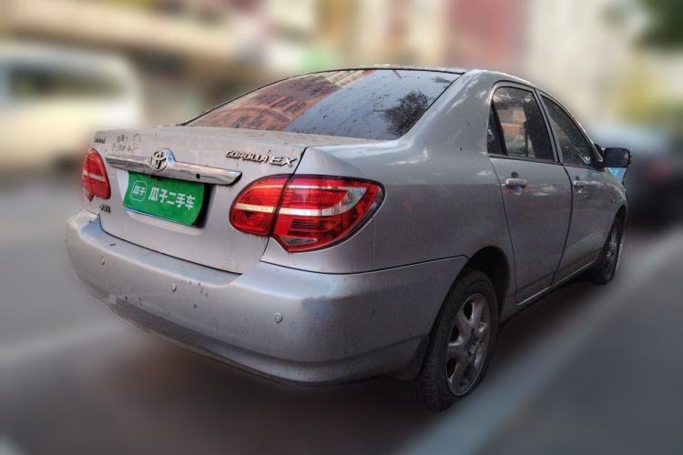 Used Toyota Corolla EX 2013 1.6L Automatic Luxury Edition Rear Right 45 Deg