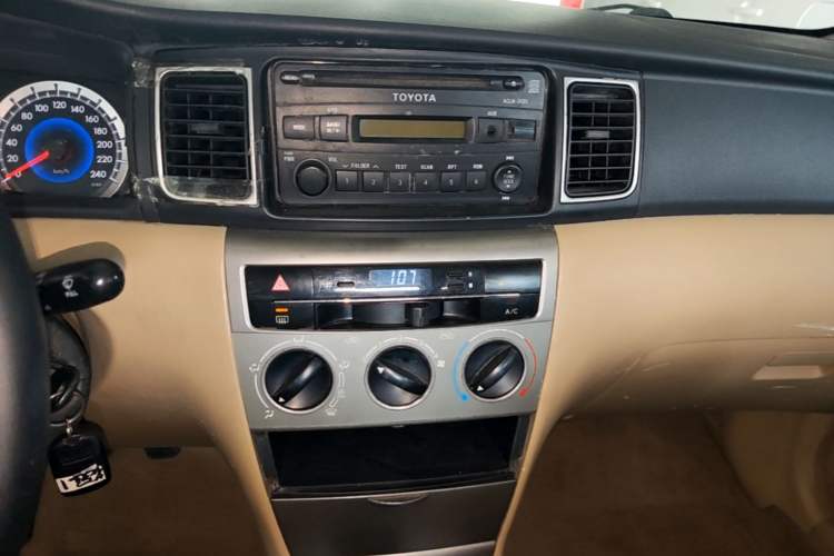 Used Toyota Corolla EX 2013 1.6L Manual Excellence Edition Audio And AC Panel