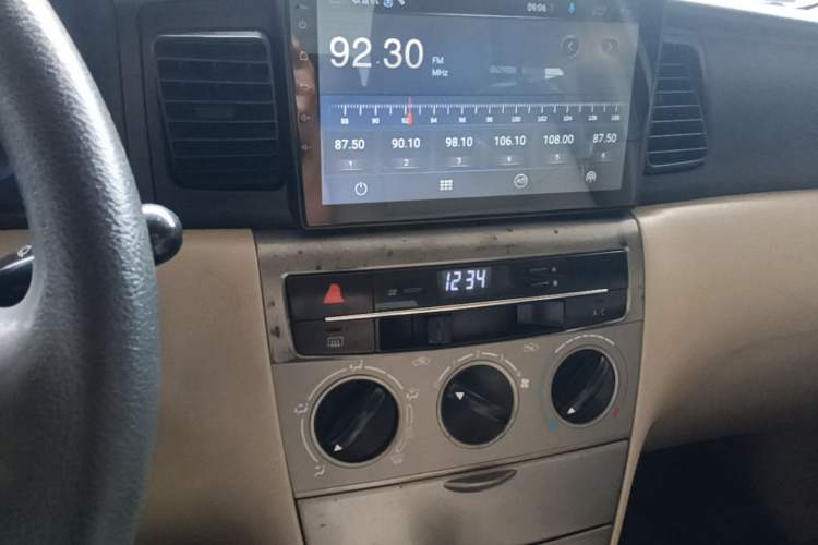 Used Toyota Corolla EX 2013 1.6L Automatic Excellence Edition Audio And AC Panel