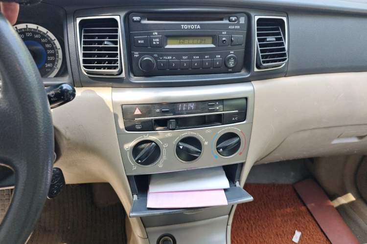Used Toyota Corolla EX 2013 1.6L Manual Excellence Edition Audio And AC Panel