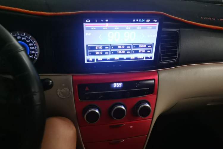 Used Toyota Corolla EX 2013 1.6L Automatic Excellence Edition Audio And AC Panel