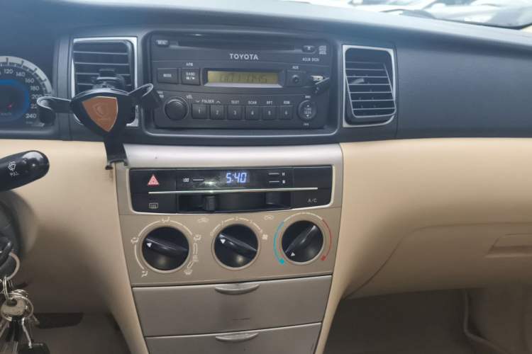 Used Toyota Corolla EX 2013 1.6L Automatic Excellence Edition Audio And AC Panel