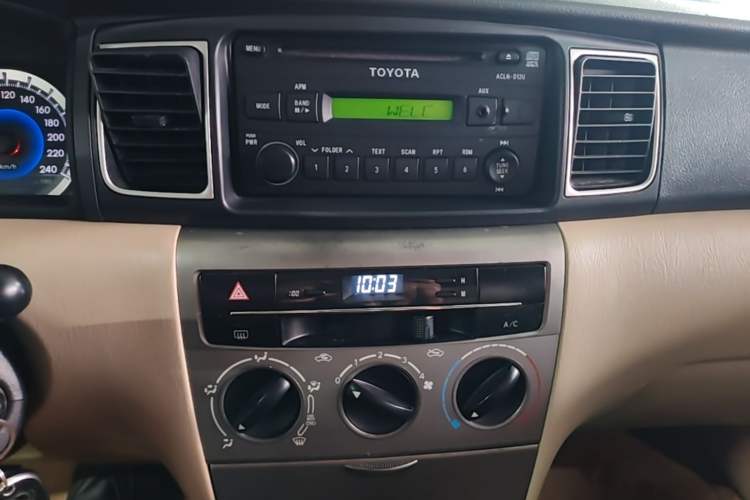 Used Toyota Corolla EX 2013 1.6L Automatic Excellence Edition Audio And AC Panel
