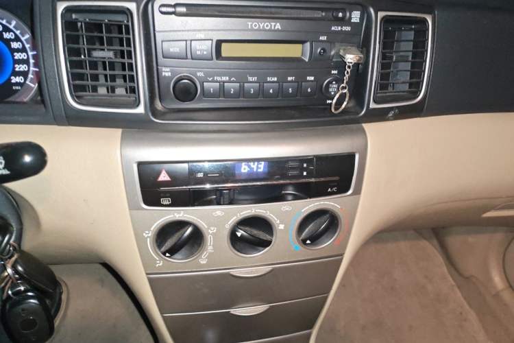 Used Toyota Corolla EX 2013 1.6L Manual Excellence Edition Audio And AC Panel
