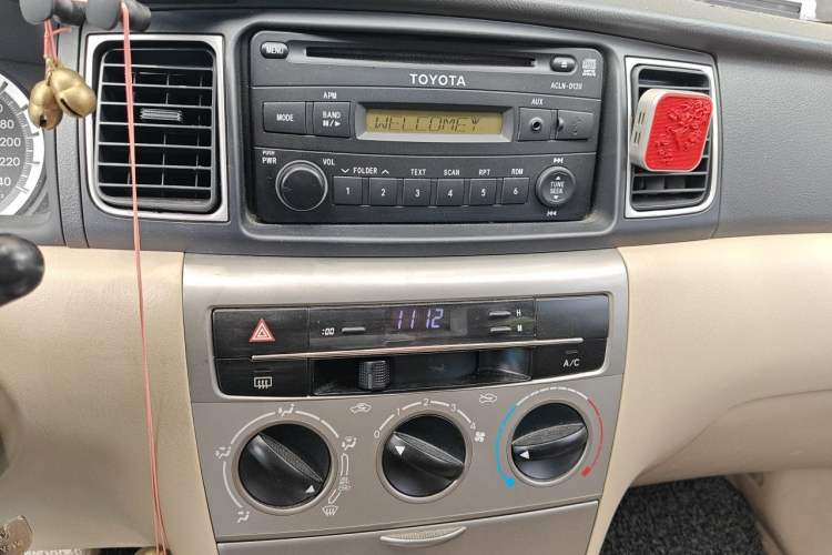 Used Toyota Corolla EX 2013 1.6L Automatic Luxury Edition Audio And AC Panel