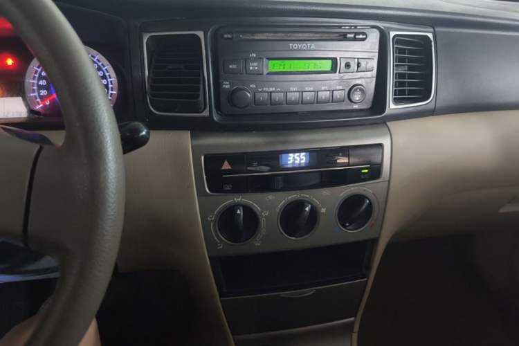 Used Toyota Corolla EX 2013 1.6L Manual Excellence Edition Audio And AC Panel