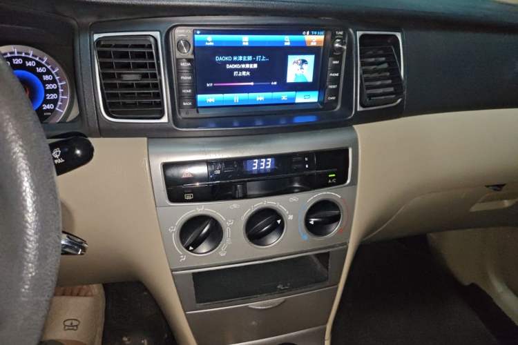 Used Toyota Corolla EX 2013 1.6L Automatic Excellence Edition Audio And AC Panel