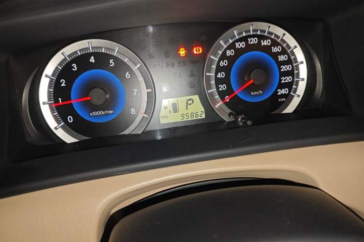 Used Toyota Corolla EX 2013 1.6L Automatic Luxury Edition Instrument Cluster