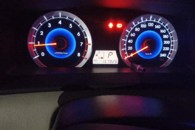 Used Toyota Corolla EX 2013 1.6L Automatic Excellence Edition Odometer Close Up
