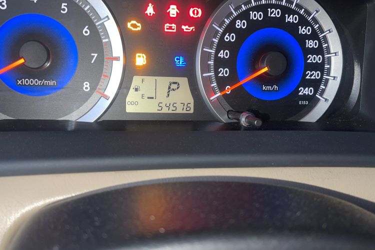 Used Toyota Corolla EX 2013 1.6L Automatic Excellence Edition Odometer Close Up