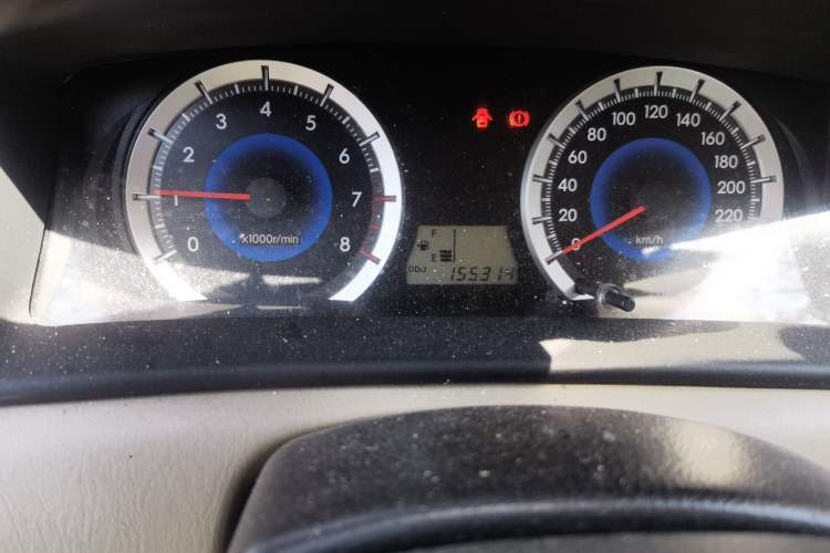 Used Toyota Corolla EX 2013 1.6L Manual Excellence Edition Odometer Close Up