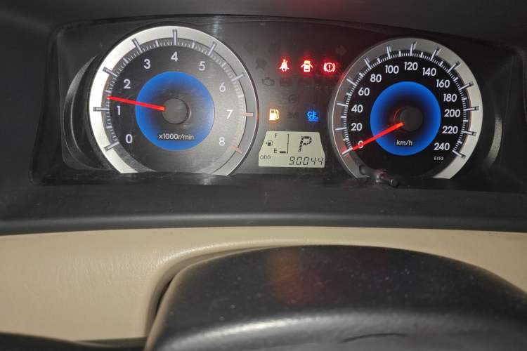 Used Toyota Corolla EX 2013 1.6L Automatic Luxury Edition Odometer Close Up
