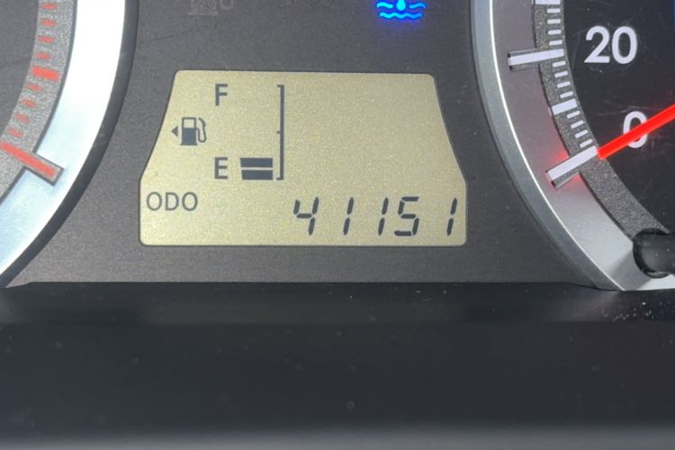 Used Toyota Corolla EX 2013 1.6L Manual Excellence Edition Odometer Close Up