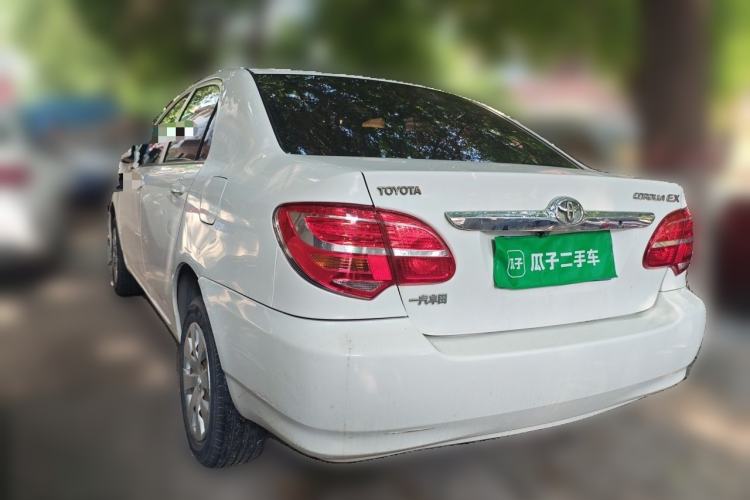 Used Toyota Corolla EX 2013 1.6L Manual Excellence Edition Rear Left 45 Deg
