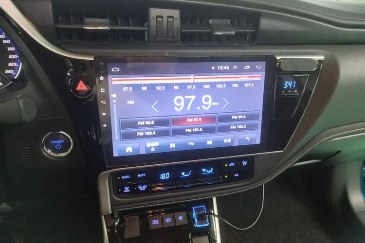 Used Toyota Corolla Hybrid E+ 2019 1.8L E-CVT Leading Edition Audio And AC Panel
