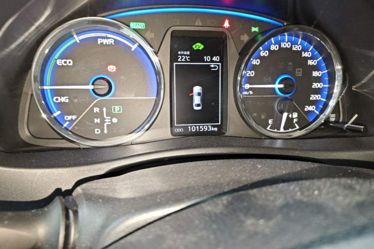 Used Toyota Corolla Hybrid E+ 2019 1.8L E-CVT Luxury Edition Odometer Close Up