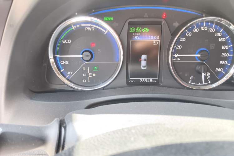Used Toyota Corolla Hybrid E+ 2019 1.8L E-CVT Leading Edition Odometer Close Up