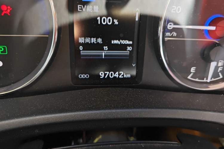 Used Toyota Corolla Hybrid E+ 2019 1.8L E-CVT Luxury Edition Odometer Close Up