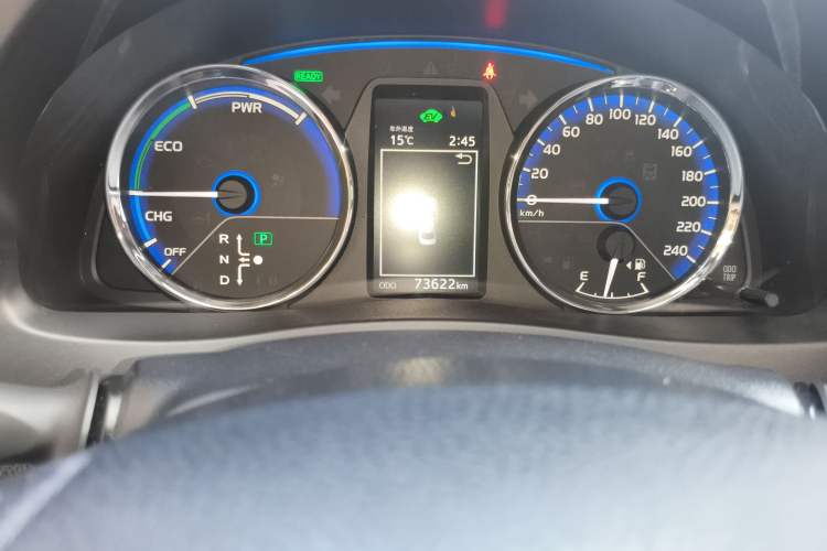 Used Toyota Corolla Hybrid E+ 2019 1.8L E-CVT Leading Edition Odometer Close Up