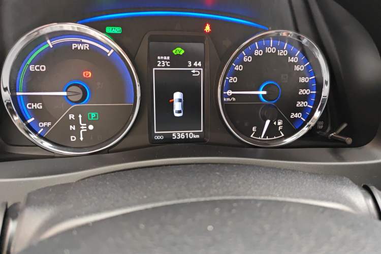 Used Toyota Corolla Hybrid E+ 2019 1.8L E-CVT Leading Edition Odometer Close Up