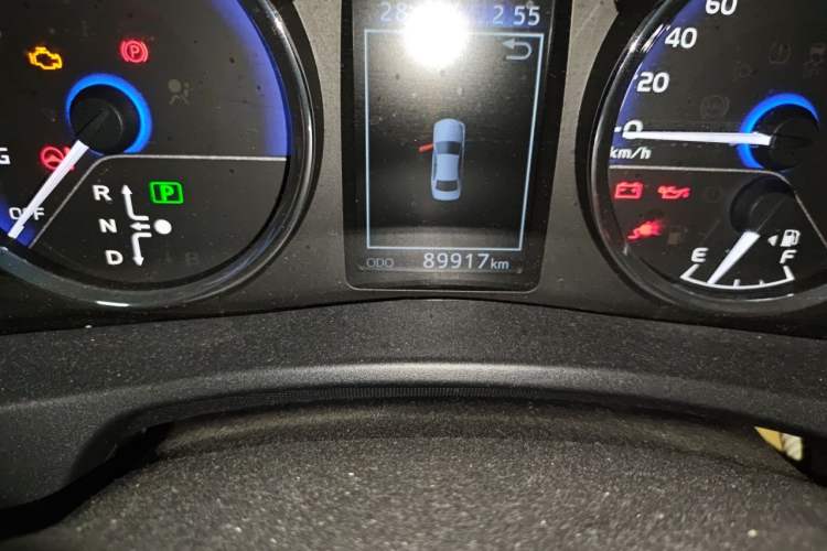 Used Toyota Corolla Hybrid E+ 2019 1.8L E-CVT Luxury Edition Odometer Close Up