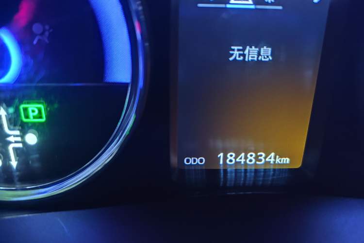 Used Toyota Corolla Hybrid E+ 2019 1.8L E-CVT Luxury Edition Odometer Close Up
