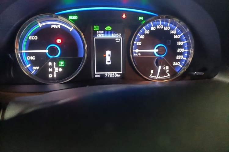 Used Toyota Corolla Hybrid E+ 2019 1.8L E-CVT Luxury Edition Odometer Close Up