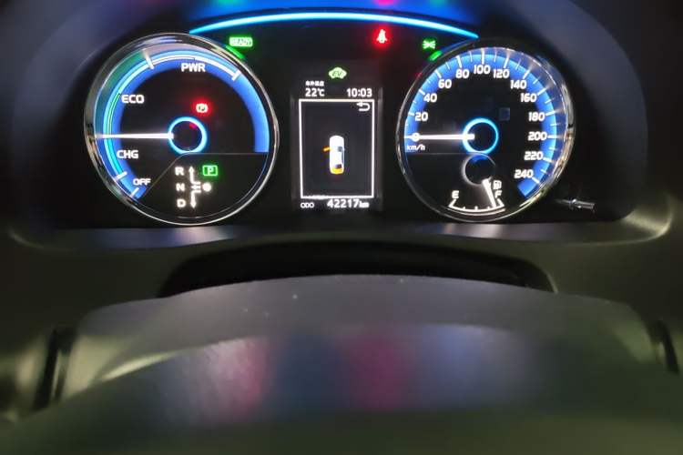 Used Toyota Corolla Hybrid E+ 2019 1.8L E-CVT Luxury Edition Odometer Close Up