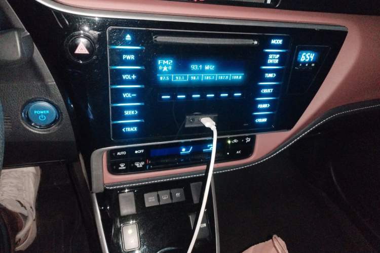 Used Toyota Corolla Hybrid E+ 2019 1.8L E-CVT Leading Edition Audio And AC Panel