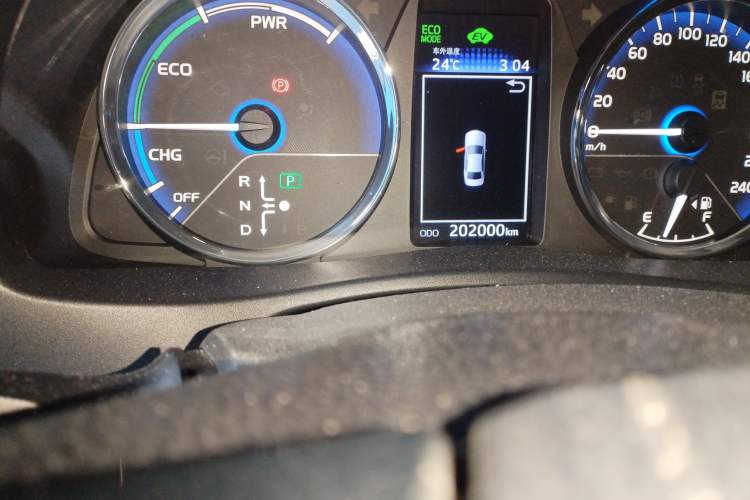 Used Toyota Corolla Hybrid E+ 2019 1.8L E-CVT Leading Edition Odometer Close Up