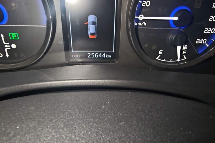 Used Toyota Corolla Hybrid E+ 2019 1.8L E-CVT Luxury Edition Odometer Close Up