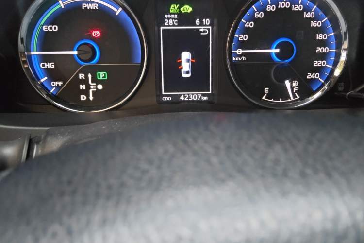 Used Toyota Corolla Hybrid E+ 2019 1.8L E-CVT Leading Edition Odometer Close Up