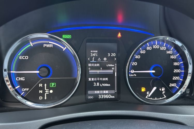 Used Toyota Corolla Hybrid E+ 2019 1.8L E-CVT Leading Edition Odometer Close Up