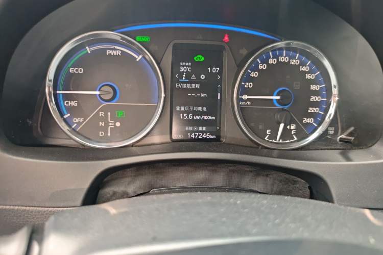 Used Toyota Corolla Hybrid E+ 2019 1.8L E-CVT Leading Edition Odometer Close Up