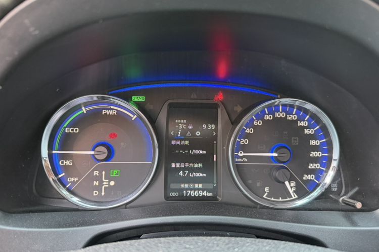 Used Toyota Corolla Hybrid E+ 2019 1.8L E-CVT Luxury Edition Odometer Close Up