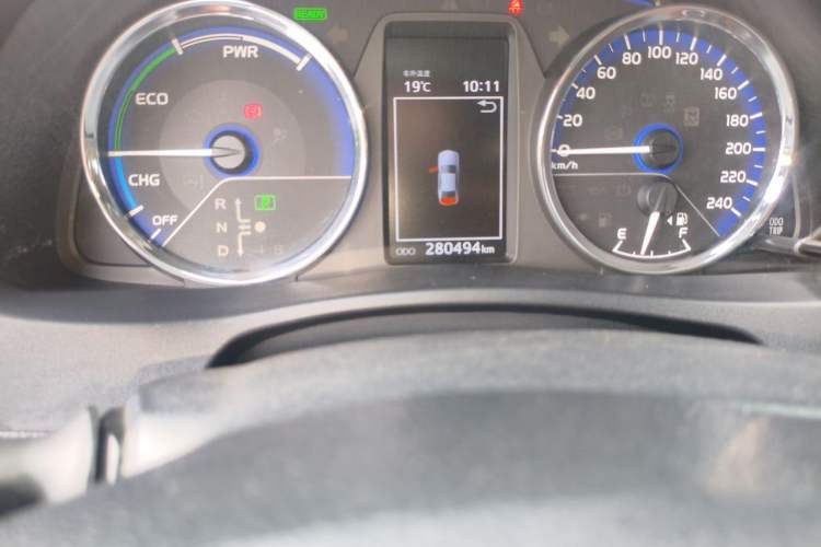 Used Toyota Corolla Hybrid E+ 2019 1.8L E-CVT Leading Edition Odometer Close Up