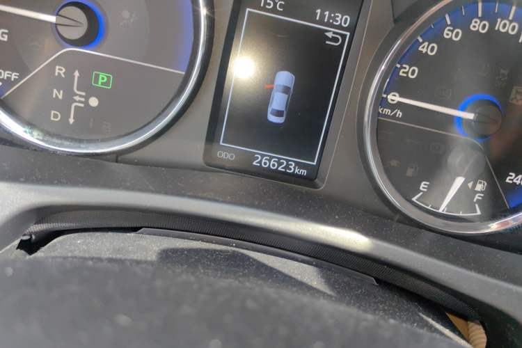Used Toyota Corolla Hybrid E+ 2019 1.8L E-CVT Leading Edition Odometer Close Up