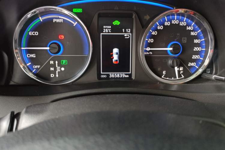 Used Toyota Corolla Hybrid E+ 2019 1.8L E-CVT Leading Edition Odometer Close Up