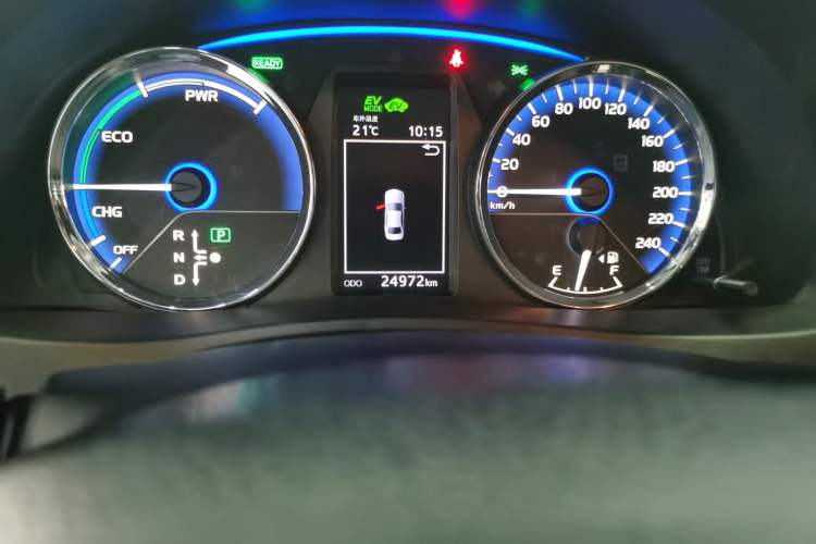 Used Toyota Corolla Hybrid E+ 2019 1.8L E-CVT Luxury Edition Odometer Close Up