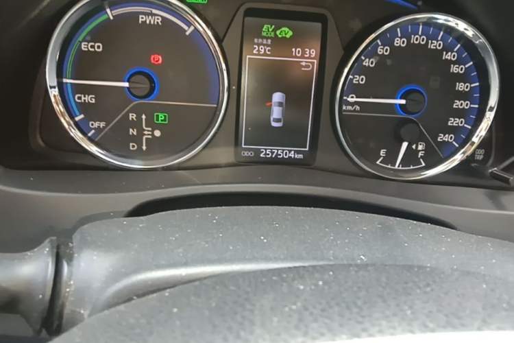 Used Toyota Corolla Hybrid E+ 2020 1.8L E-CVT Comfort Edition Odometer Close Up
