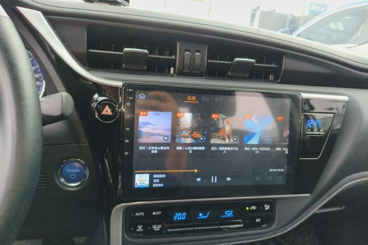 Used Toyota Corolla Hybrid E+ 2020 1.8L E-CVT Comfort Edition Audio And AC Panel