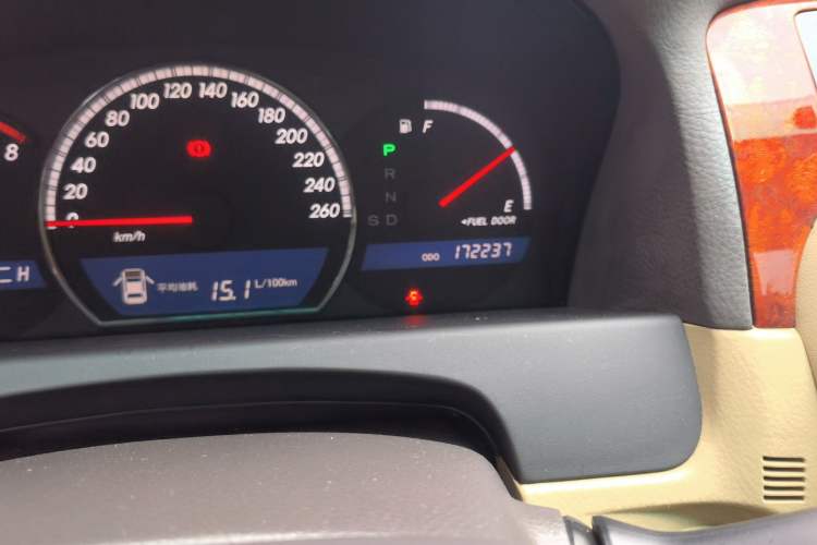Used Toyota Crown 2007 2.5L Royal Navigation Edition Odometer Close Up
