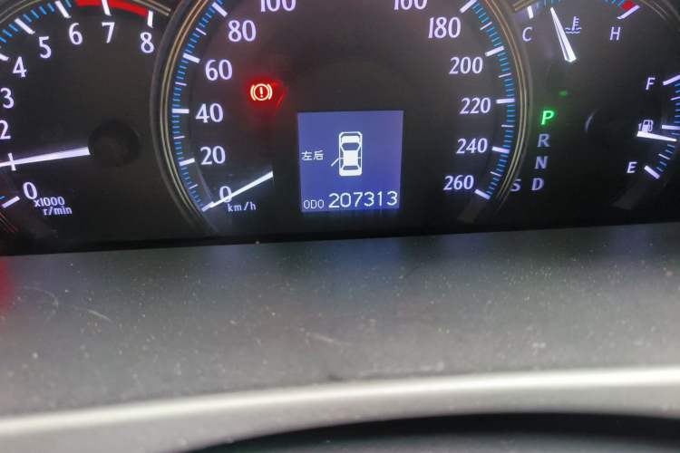 Used Toyota Crown 2010 2.5L Royal Leather Sunroof Navigation Edition Odometer Close Up