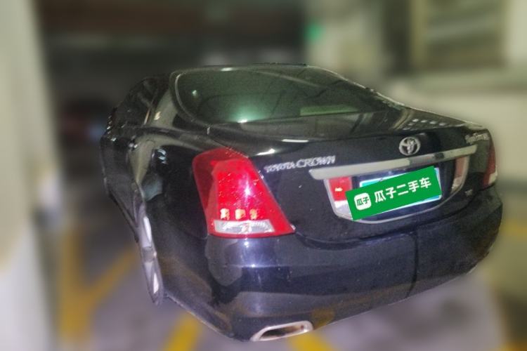 Used Toyota Crown 2010 2.5L Royal Leather Sunroof Navigation Edition Rear Left 45 Deg