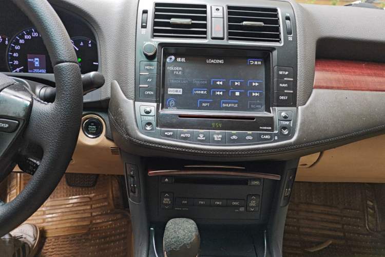 Used Toyota Crown 2010 2.5L Royal Leather Sunroof Navigation Edition Audio And AC Panel