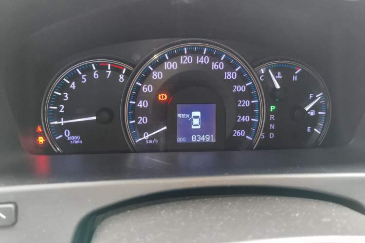 Used Toyota Crown 2011 2.5L Royal Special Edition with Leather and Sunroof Instrument Cluster
