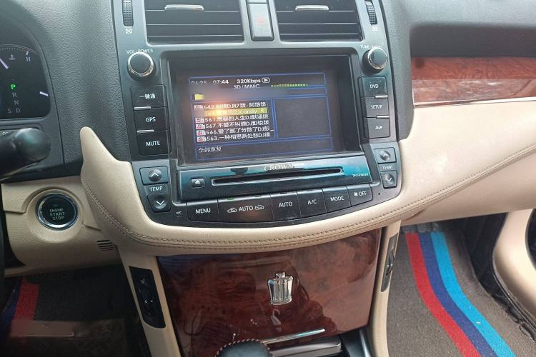 Used Toyota Crown 2012 2.5L Royal Leather Edition Audio And AC Panel
